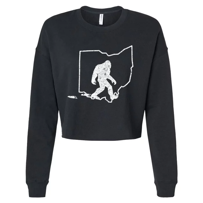 Vintage Pride Bigfoot Hunter Cropped Pullover Crew