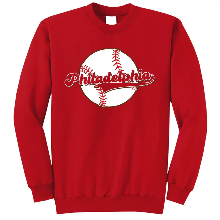 Vintage Philadelphia Baseball Throwback Retro Sweatshirt