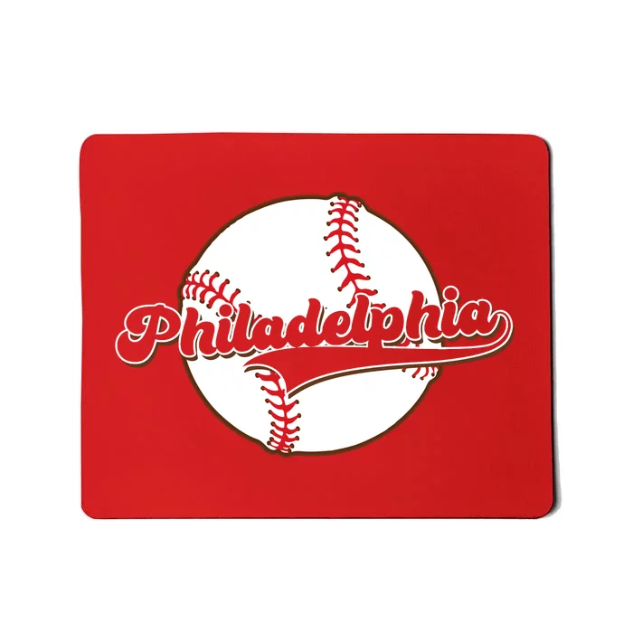 Vintage Philadelphia Baseball Throwback Retro Mousepad