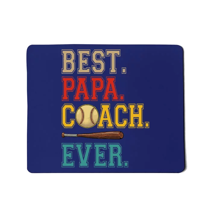 Vintage Papa Coach Ever Costume Baseball Player Coach Mousepad