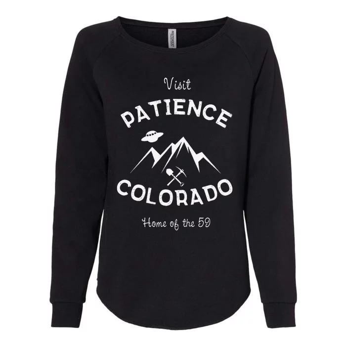 Visit Patience Colorado (Resident Alien) Womens California Wash Sweatshirt