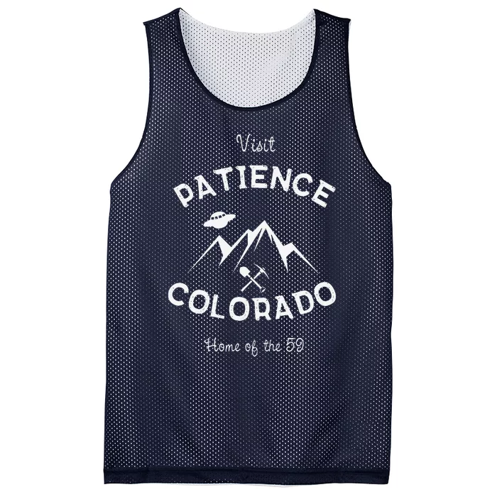 Visit Patience Colorado (Resident Alien) Mesh Reversible Basketball Jersey Tank