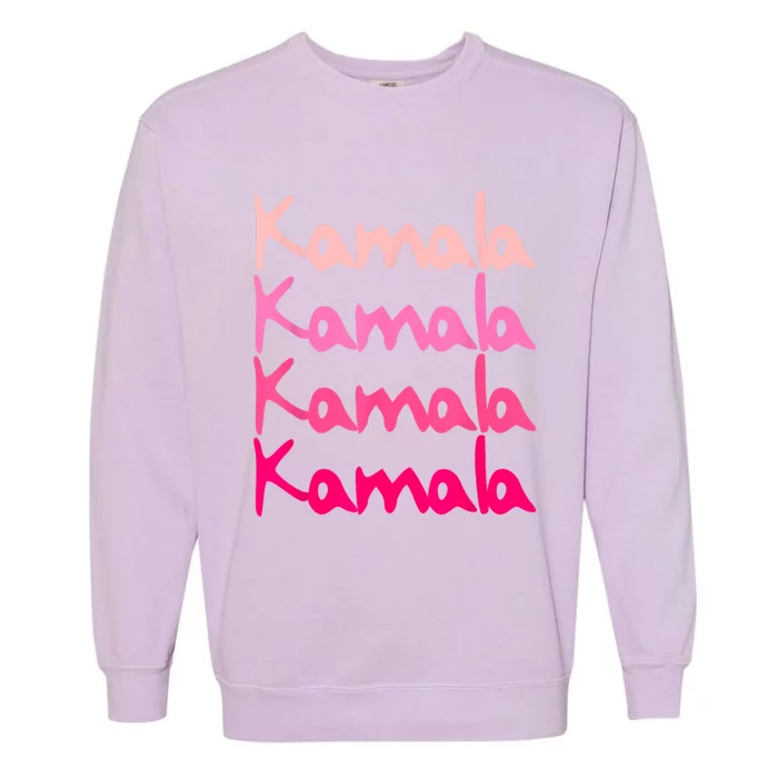 Vintage President Campaign Kamala First Name Garment-Dyed Sweatshirt