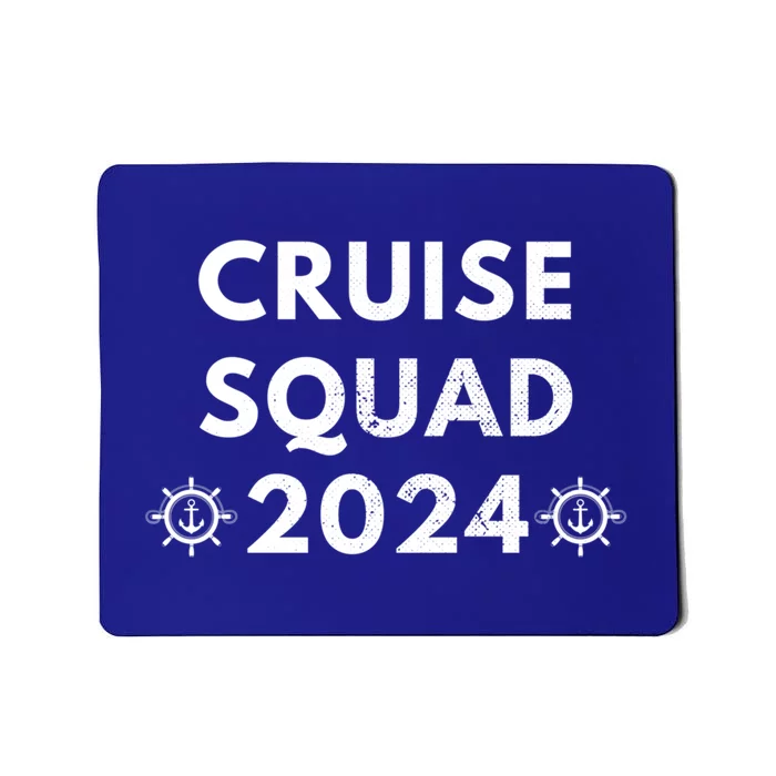 Vacation Party Cruise Squad 2024 Cruise Trips Friends Family Cool Gift Mousepad