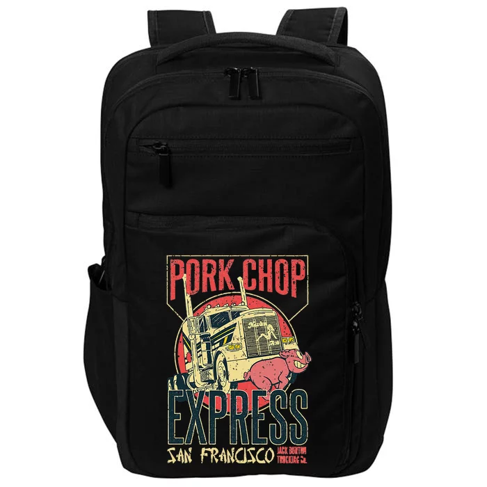 Vintage Pork Chop Express Jack Burton Trading Impact Tech Backpack