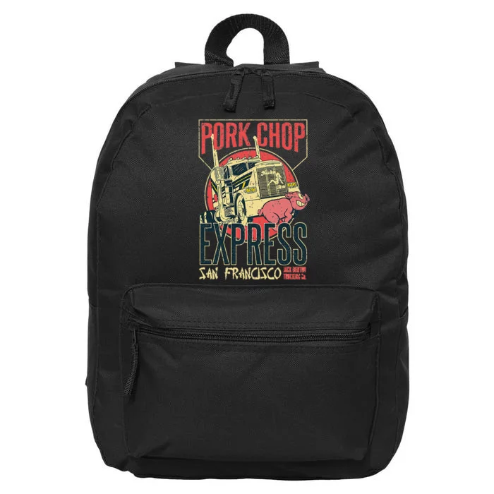 Vintage Pork Chop Express Jack Burton Trading 16 in Basic Backpack