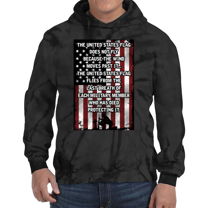 Veteran Patriotic Conservative Tie Dye Hoodie