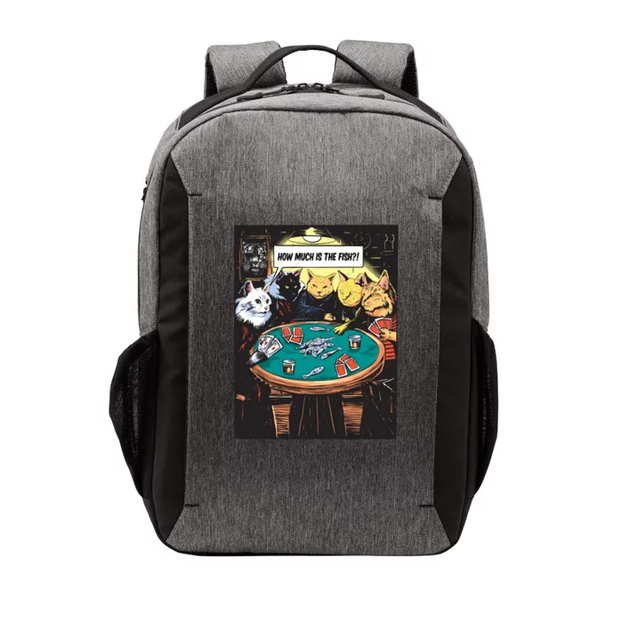 Vintage Poker Cats Vector Backpack