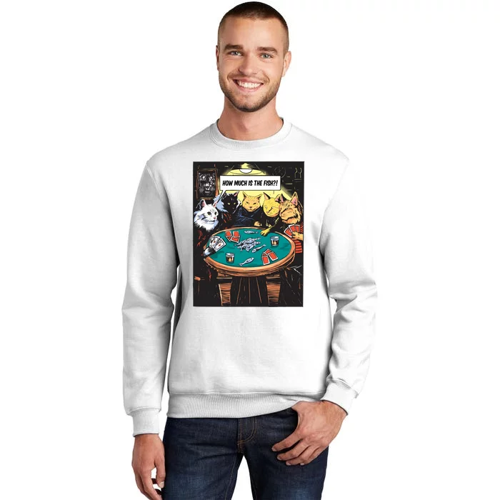 Vintage Poker Cats Sweatshirt