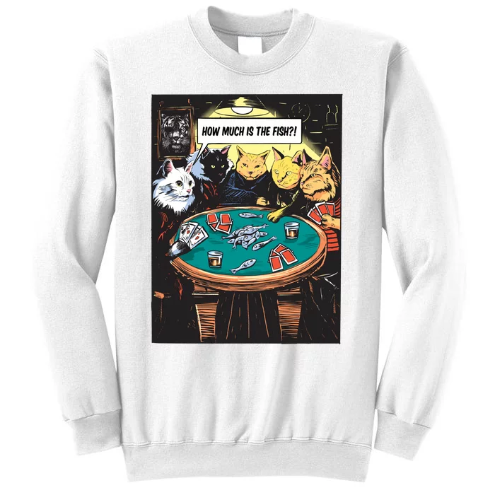 Vintage Poker Cats Sweatshirt