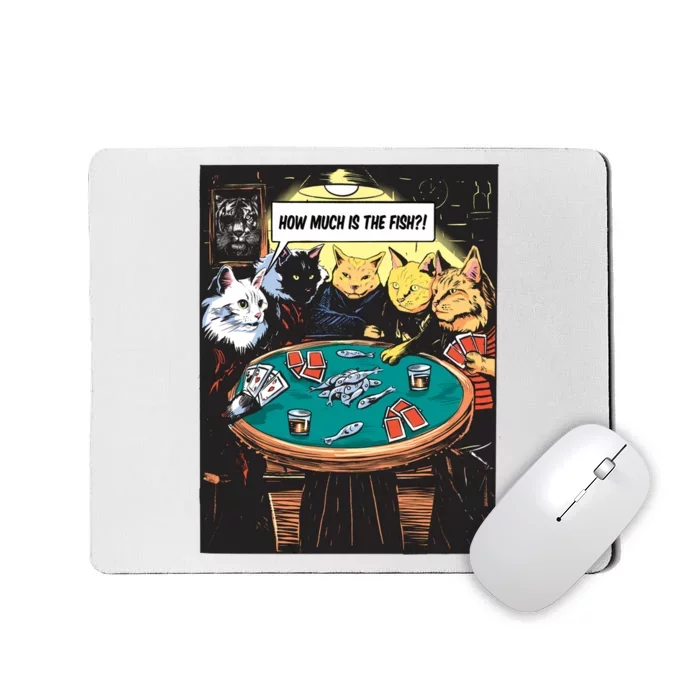 Vintage Poker Cats Mousepad