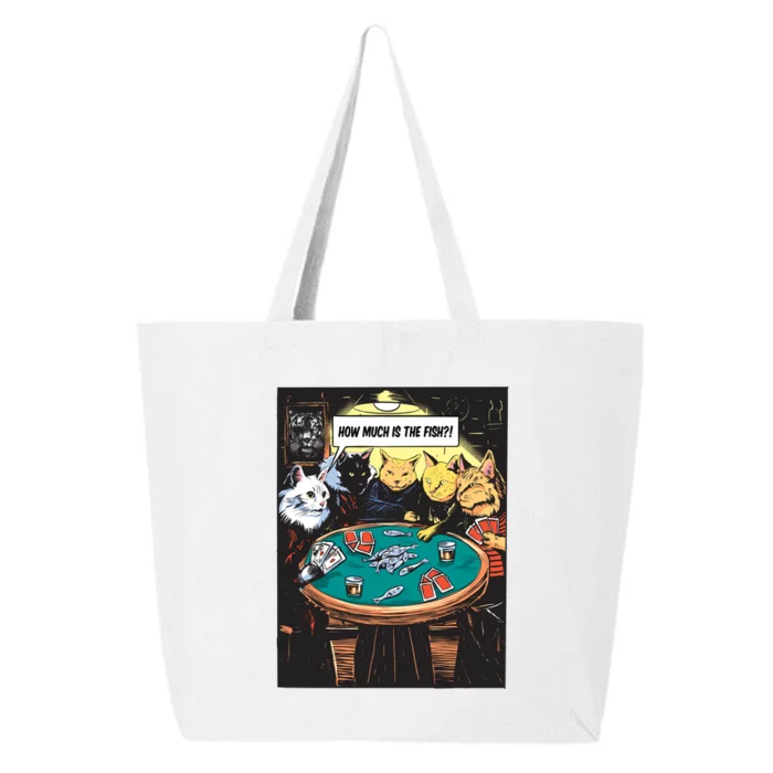 Vintage Poker Cats 25L Jumbo Tote