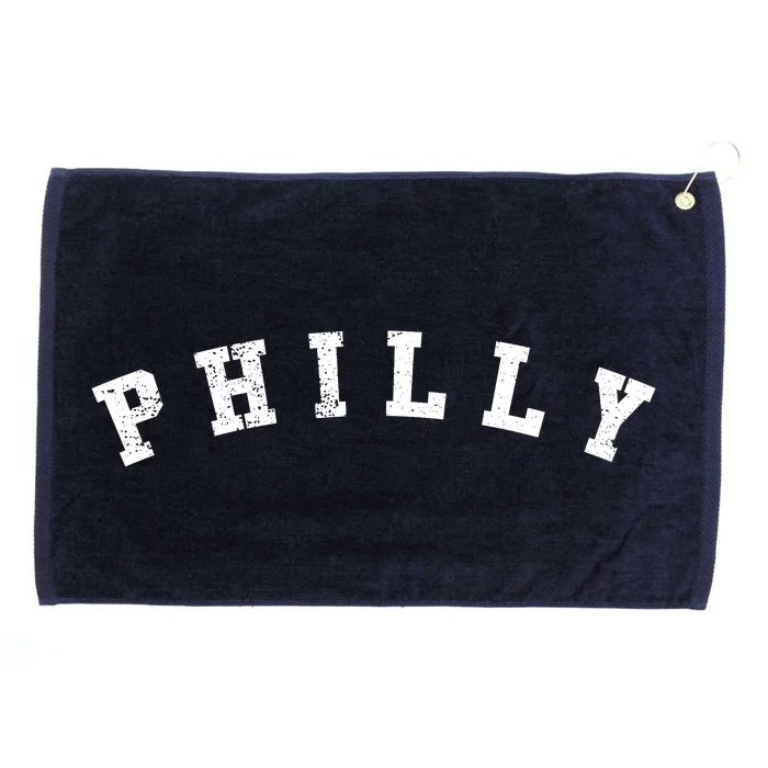 Vintage Philadelphia Distressed Grommeted Golf Towel