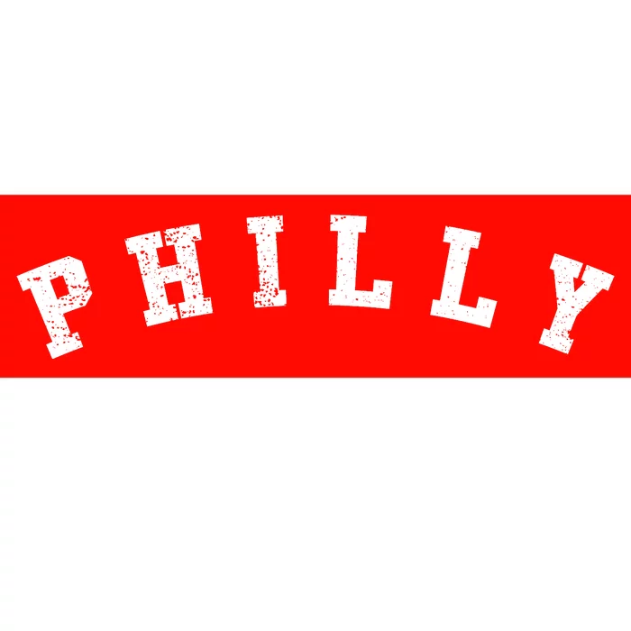 Vintage Philadelphia Distressed Bumper Sticker