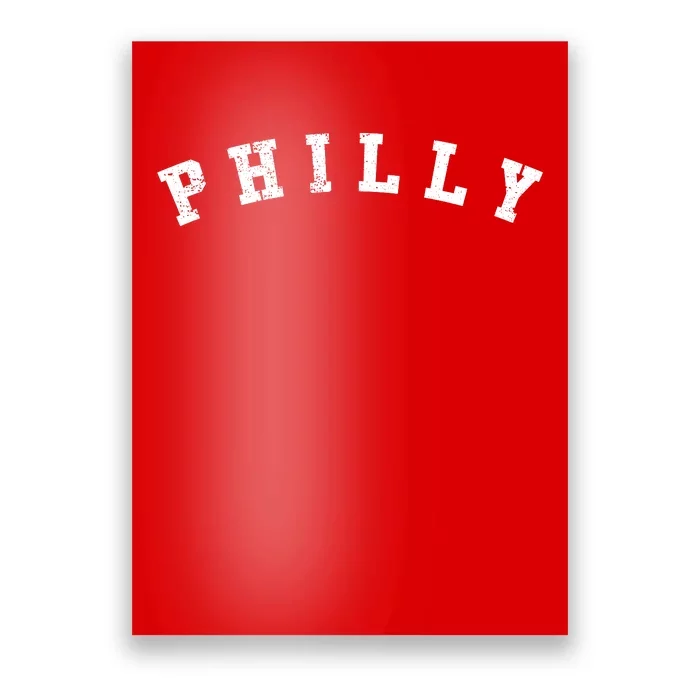 Vintage Philadelphia Distressed Poster