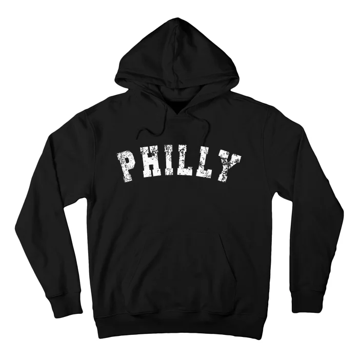 Vintage Philadelphia Distressed Apparel Hoodie