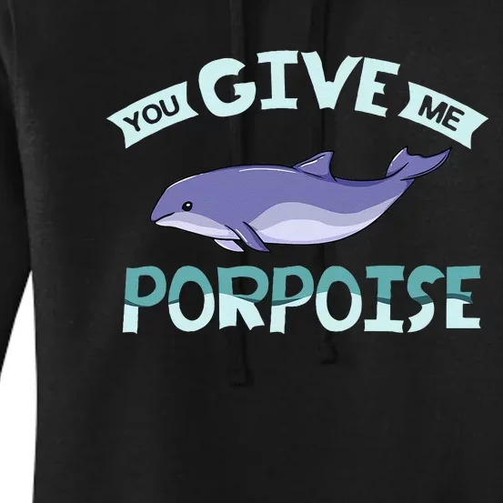 Vaquita Porpoise Dolphin Marine Biologist Women's Pullover Hoodie