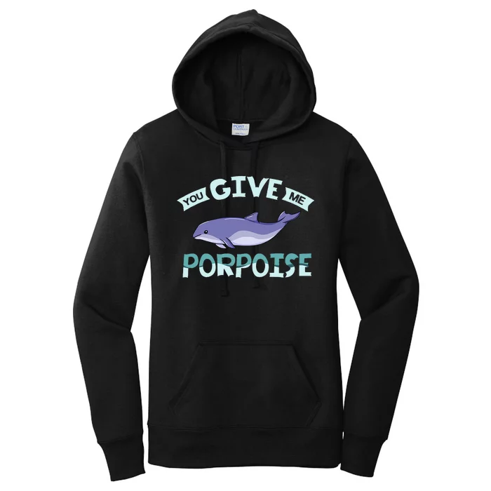 Vaquita Porpoise Dolphin Marine Biologist Women's Pullover Hoodie