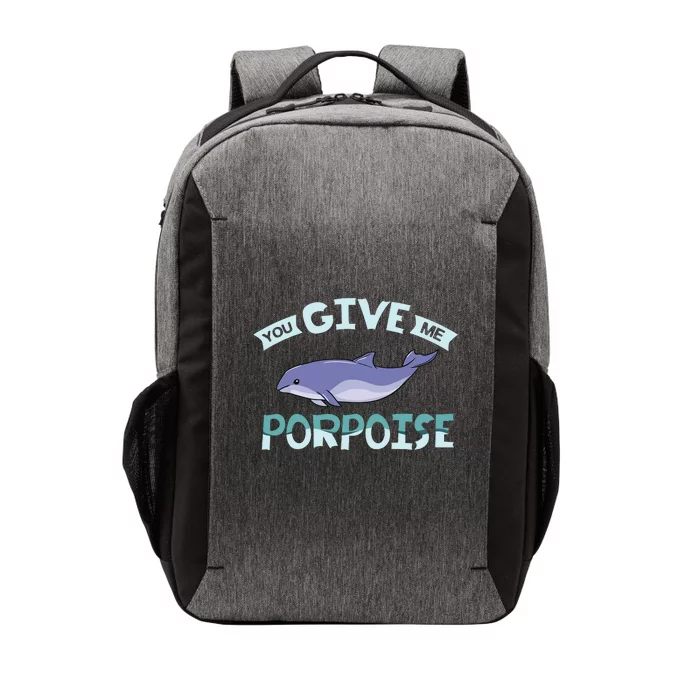 Vaquita Porpoise Dolphin Marine Biologist Vector Backpack