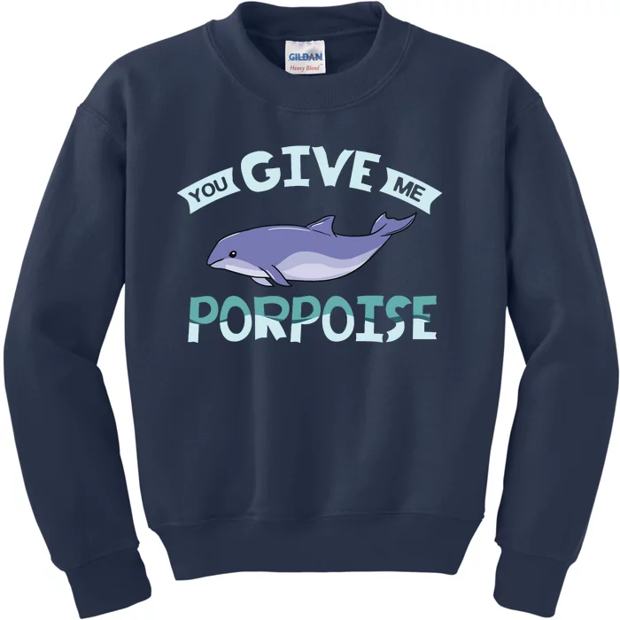 Vaquita Porpoise Dolphin Marine Biologist Kids Sweatshirt