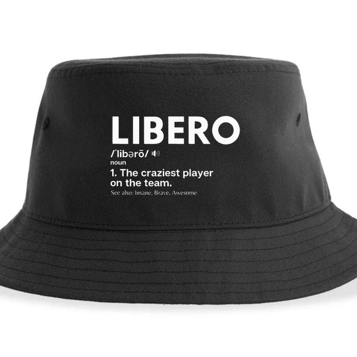 Volleyball Players Defensive Specialist Libero Sustainable Bucket Hat