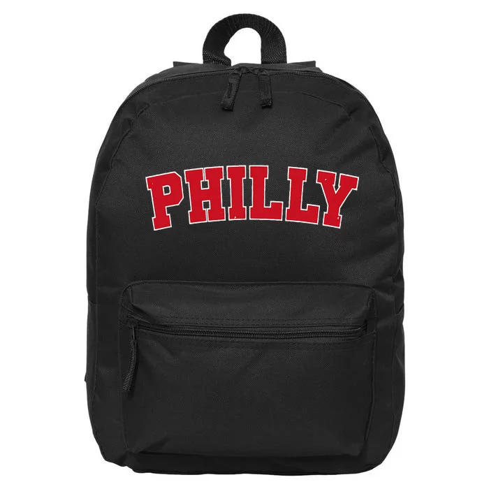 Vintage Philadelphia Distressed Pennsylvania 16 in Basic Backpack