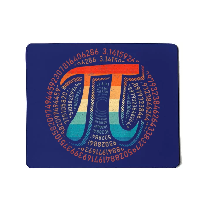 Vintage Pi Day Funny Pi Mathematic Math For Teachers Mousepad