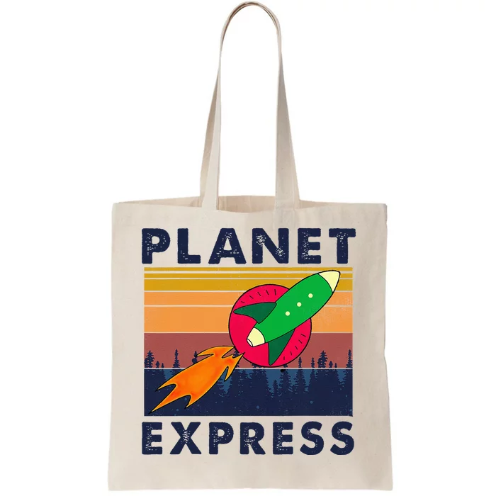 Vintage Planet Express Costume Tote Bag