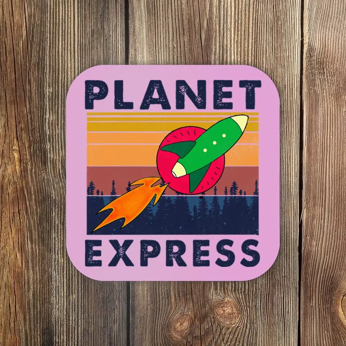 Vintage Planet Express Costume Coaster