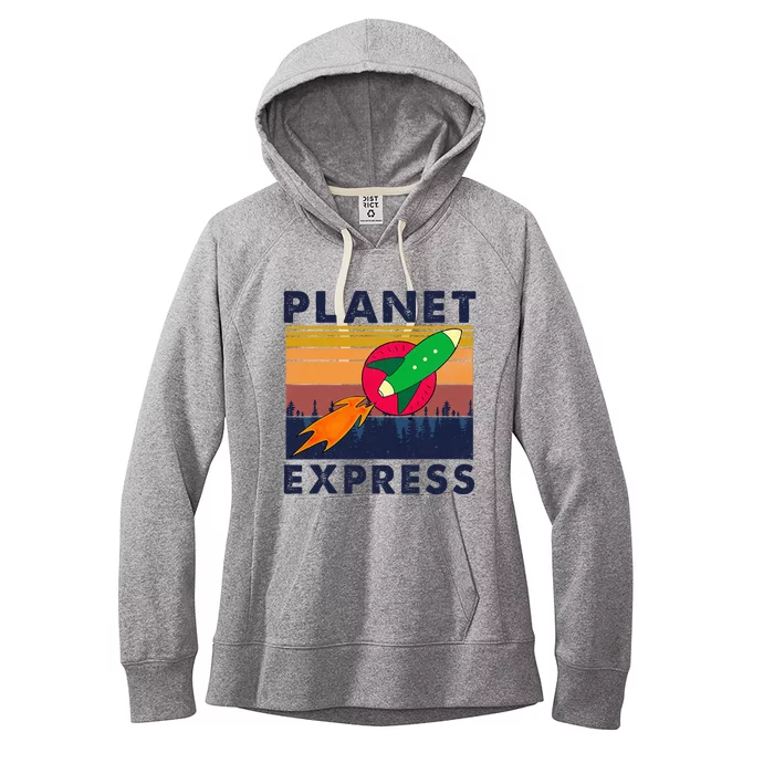 Vintage Planet Express Costume Women's Fleece Hoodie