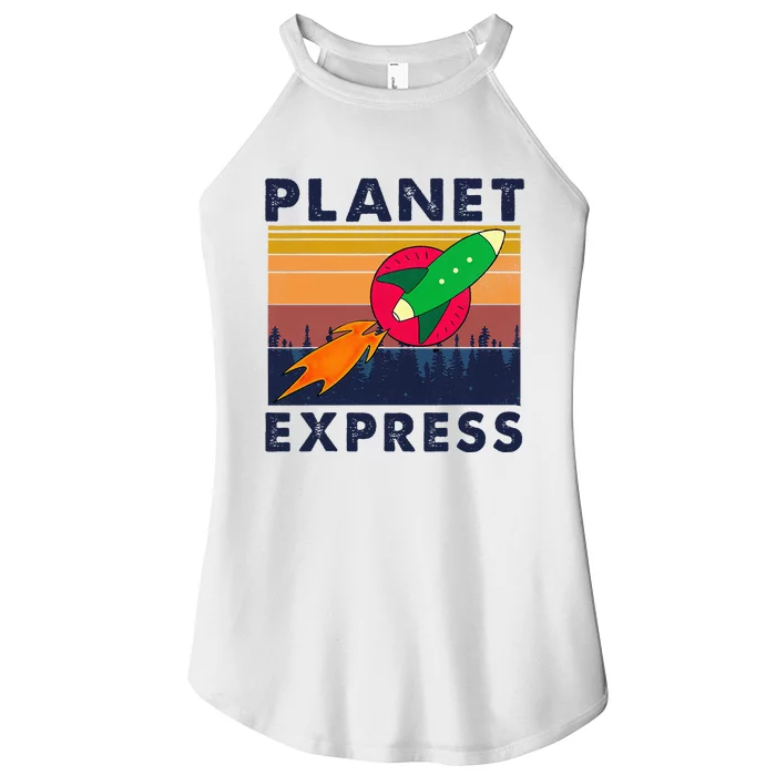 Vintage Planet Express Costume Women’s Perfect Tri Rocker Tank