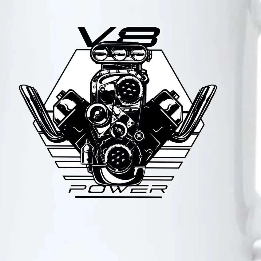 V8 Power Engine Black Color Changing Mug