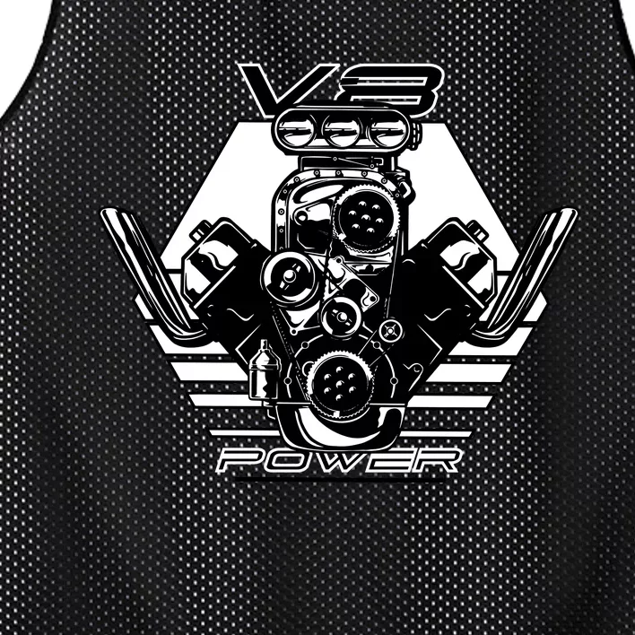 V8 Power Engine Mesh Reversible Basketball Jersey Tank