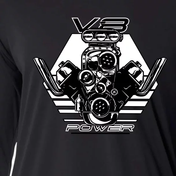 V8 Power Engine Cooling Performance Long Sleeve Crew