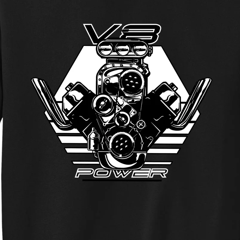 V8 Power Engine Tall Sweatshirt