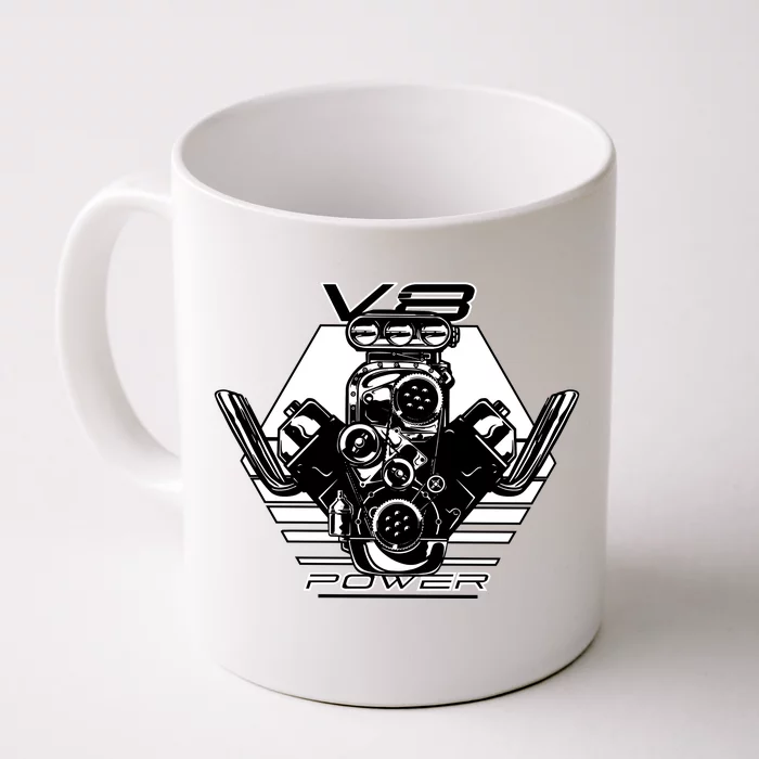 V8 Power Engine Front & Back Coffee Mug