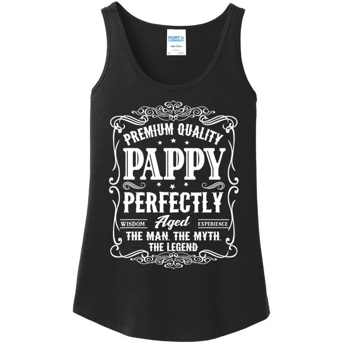 Vintage Pappy Fathers Day Grandpa Gift For Ladies Essential Tank