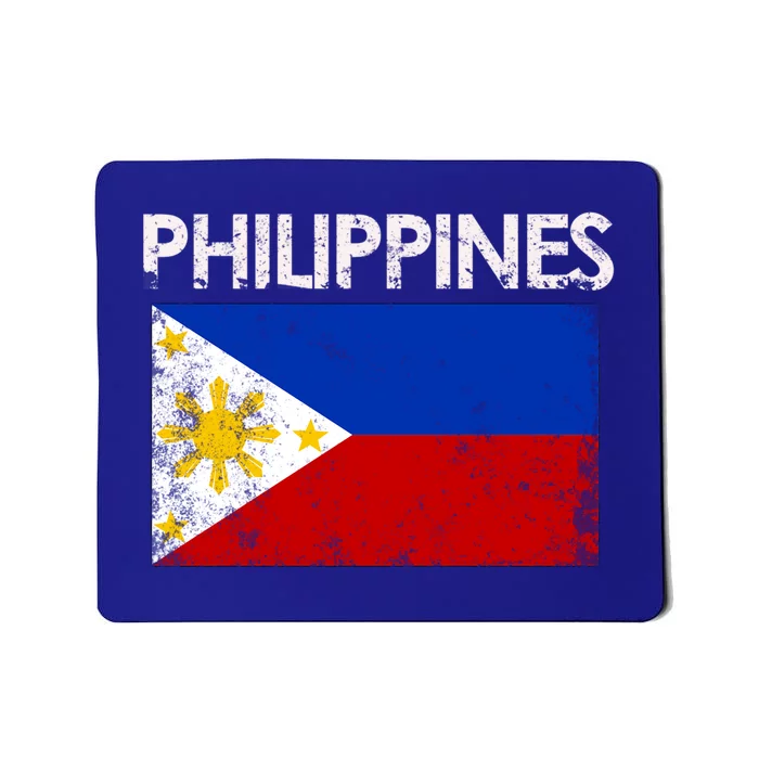 Vintage Philippines Filipino Flag Pride Gift Great Gift Mousepad