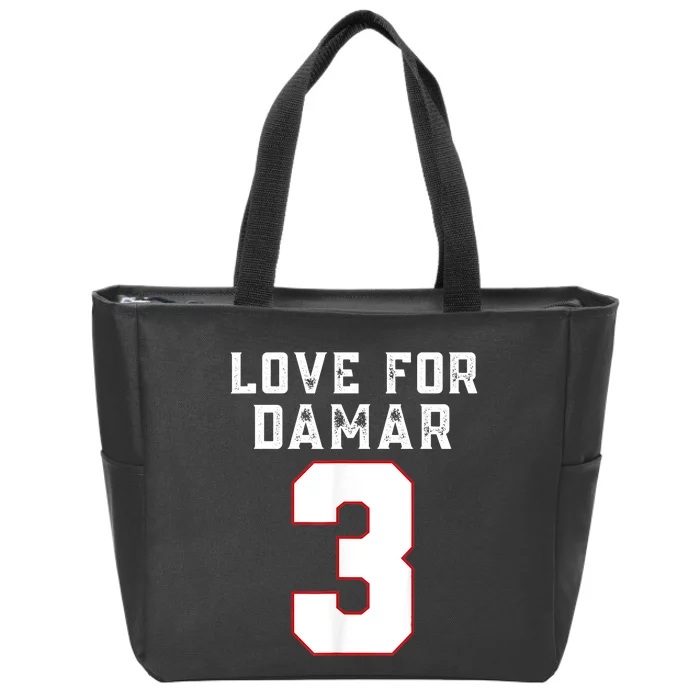 Vintage Pray For Damar 3 Buffalo Love For 3 We Are With You Zip Tote Bag