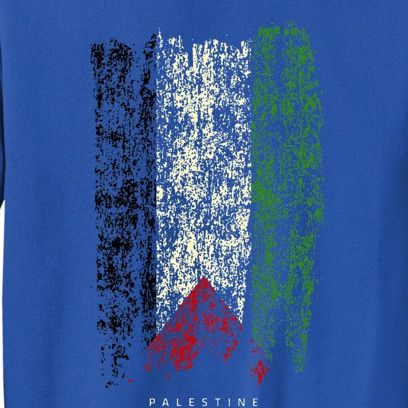 Vintage Palestine Flag Retro Palestinian Flag Palestinian Tall Sweatshirt