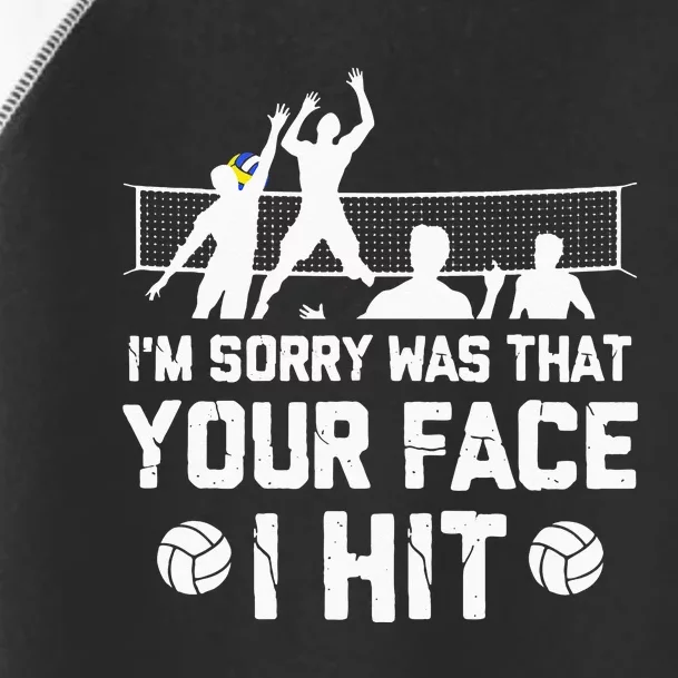 Volleyball Player Funny Beach Volleyball Toddler Fine Jersey T-Shirt