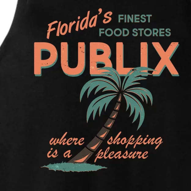 Vintage Publix Florida's Finest Food Stores Ladies Tri-Blend Wicking Tank