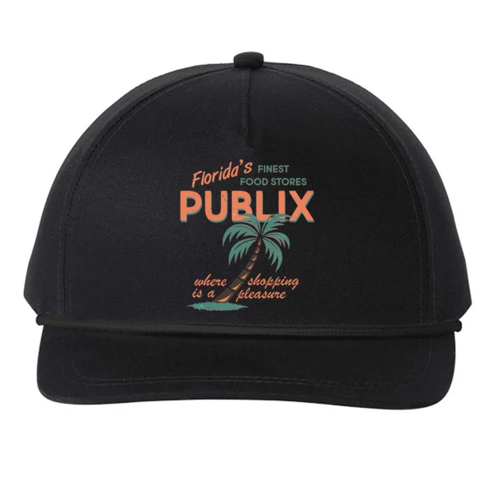 Vintage Publix Florida's Finest Food Stores Snapback Five-Panel Rope Hat