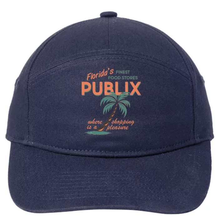 Vintage Publix Florida's Finest Food Stores 7-Panel Snapback Hat