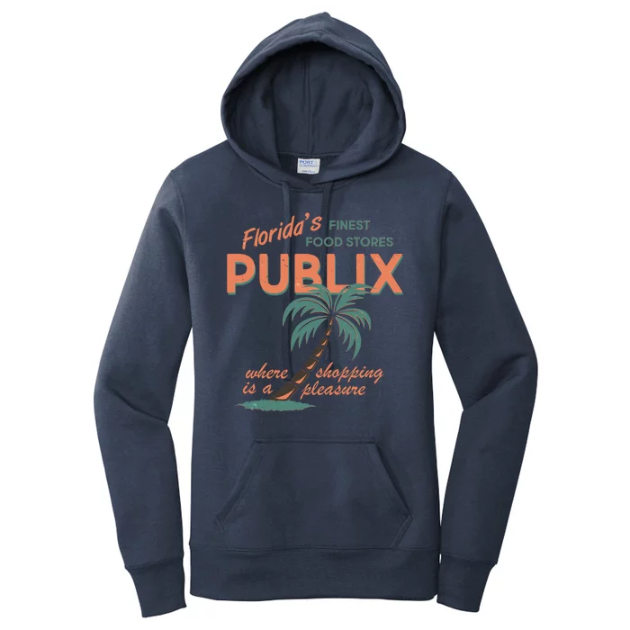 Vintage Publix Florida's Finest Food Stores Women's Pullover Hoodie