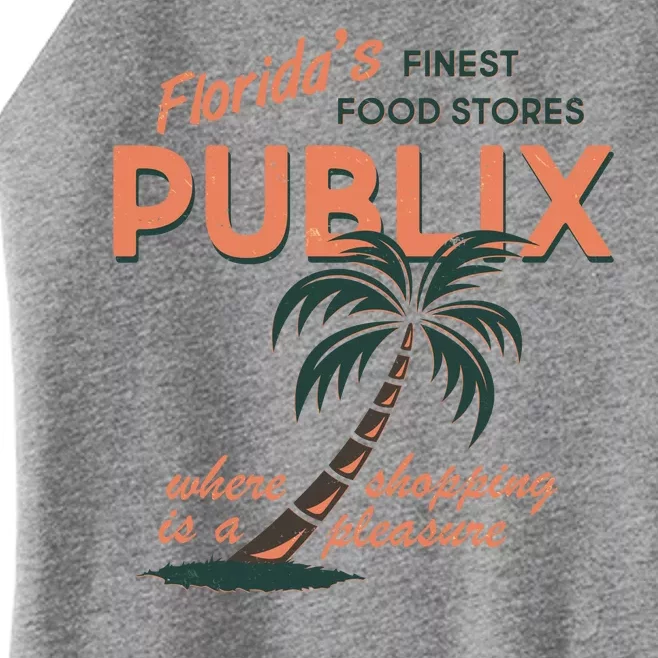 Vintage Publix Florida's Finest Food Stores Women’s Perfect Tri Rocker Tank