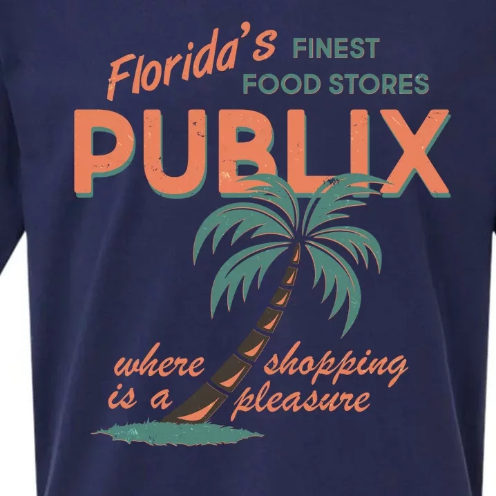 Vintage Publix Florida's Finest Food Stores Sueded Cloud Jersey T-Shirt