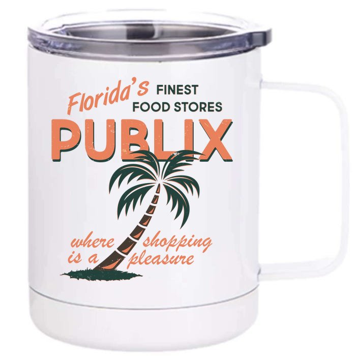 Vintage Publix Florida's Finest Food Stores Front & Back 12oz Stainless Steel Tumbler Cup