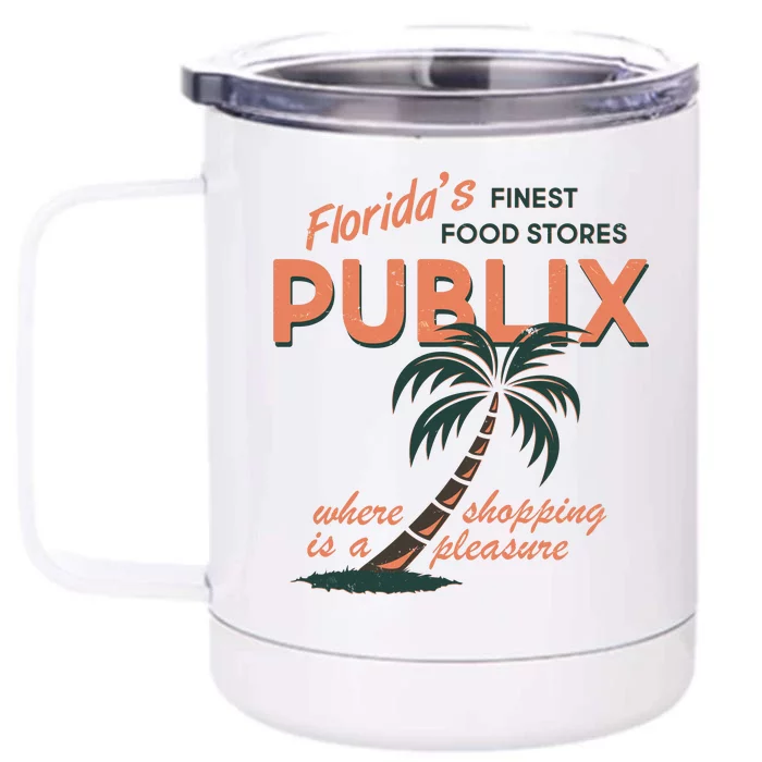 Vintage Publix Florida's Finest Food Stores Front & Back 12oz Stainless Steel Tumbler Cup