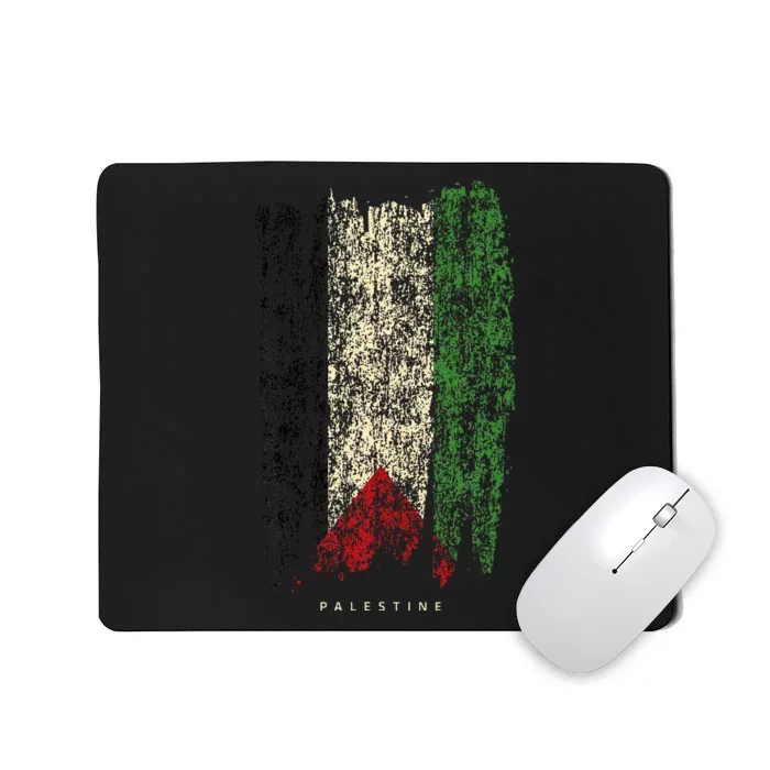 Vintage Palestine Flag Retro Palestinian Flag Palestinian Mousepad